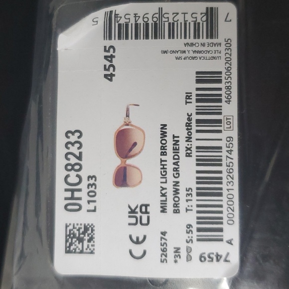 NEW Coach L1033 Integration Flower Sunglasses BLACK/ DARK GERY (4538) - Picture 5 of 12